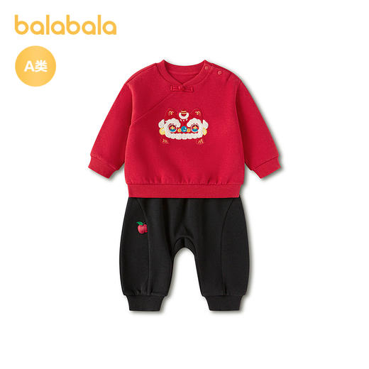 【商场同款】巴拉巴拉儿童套装宝宝两件套新款2025春装年服国风潮 商品图4