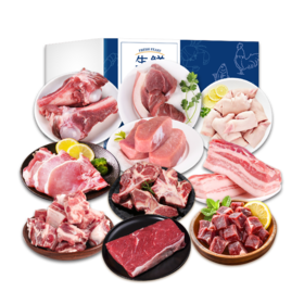 诺顿逸品/赤豪 喜气洋洋牛肉猪肉组合6500g