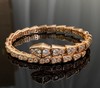 独家对版CNC数控精雕 精工高定 宝格丽BVLGARI SERPENTI系列 蛇形满钻手镯 玫瑰金显温柔显肤色、上手很显手细，又显气质✅单戴叠戴都好看，最重要的是很闪✨ 商品缩略图6