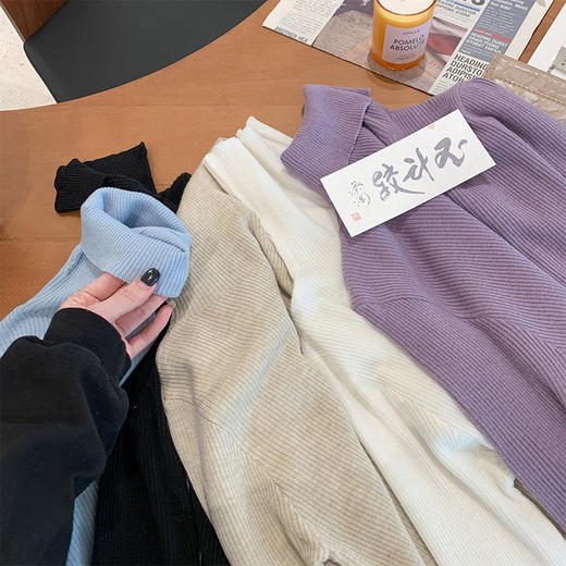 <曾小咸推荐>2.11现货秒杀 ！微信超特价！4色高领针织衫 日常99.99 立减50 秒杀49.99！！ 商品图11