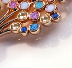 【彼达思】景之蓝花锦簇铜镀金项链 商品图4