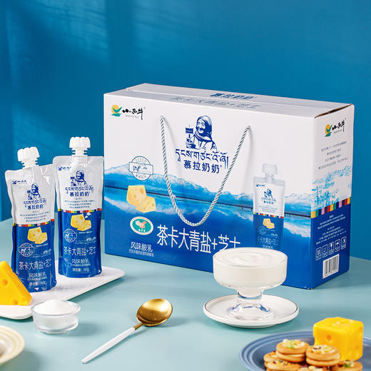 【六款口味五款随心拼】光明&小西牛青海慕拉常温酸奶 青盐芝士/凤梨燕麦/青稞黑米/青海沙棘燕麦/由简原味/玫瑰燕麦160g*10袋/箱 商品图2