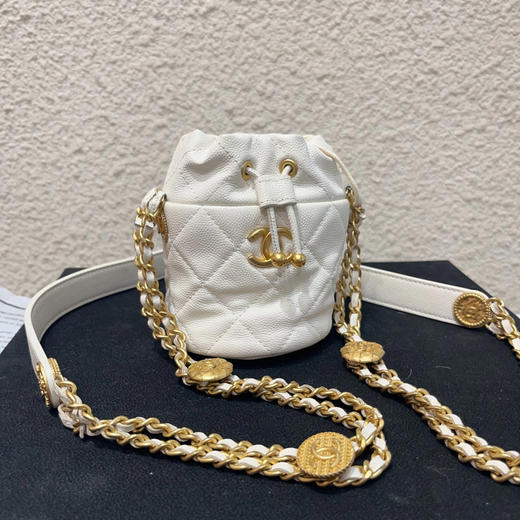 Chanel 22A mini 金币 抽绳 水桶包 商品图0
