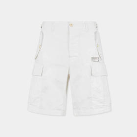 DSQUARED2 男士徽标印花弹力棉质休闲短裤 白色 S74MU0965 S35175 100