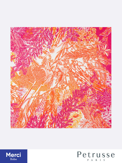 Petrusse 贝图丝 Eve soie 秘林幽梦 真丝方巾 商品图1