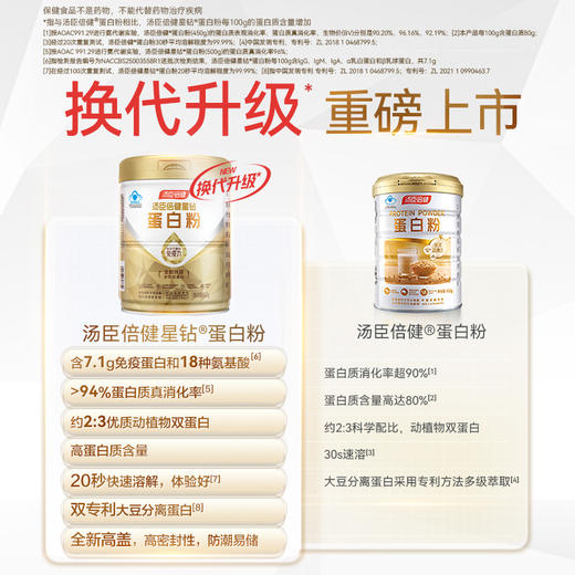 汤臣倍健星钻蛋白质粉增强免疫力含7.1g免疫蛋白中老年 商品图5