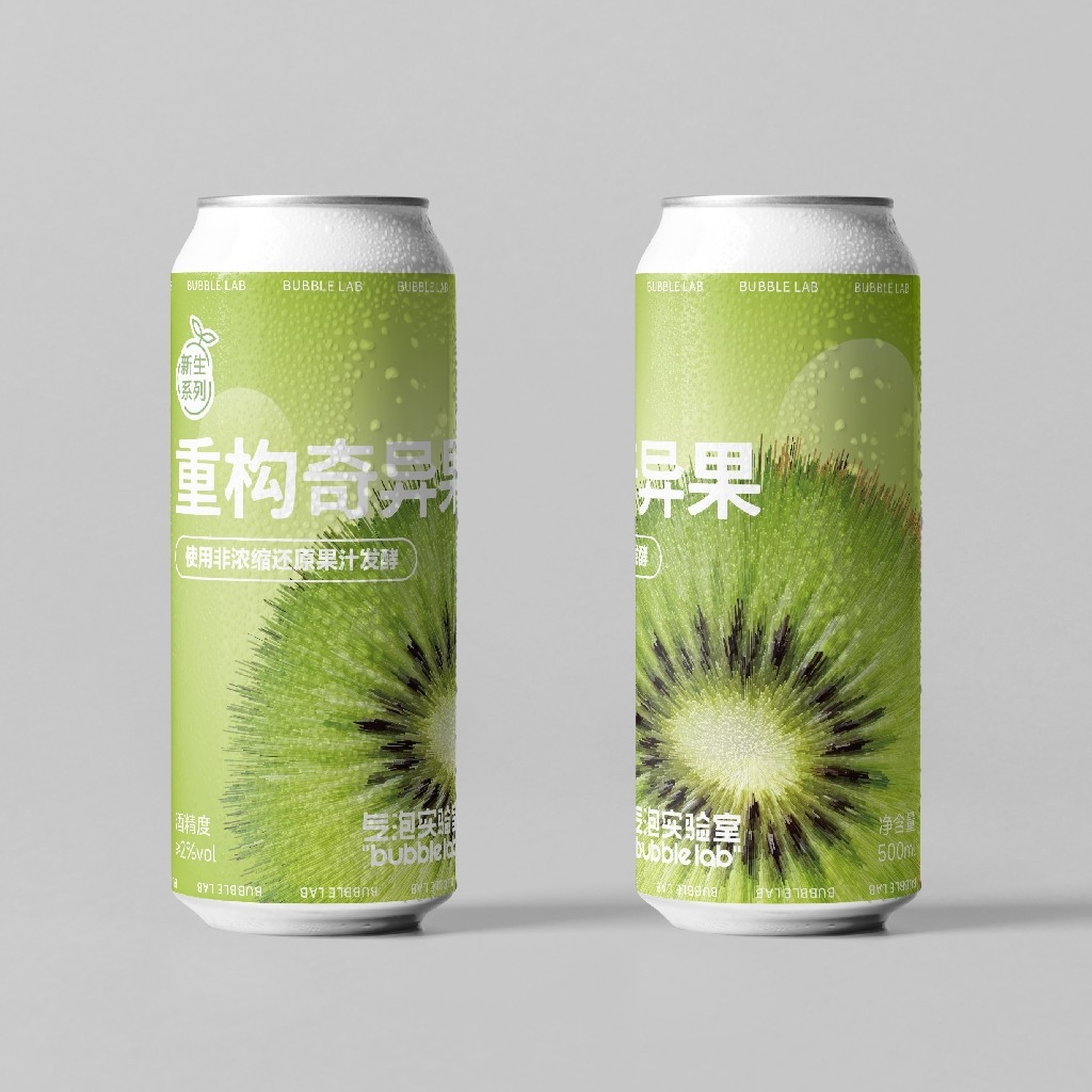 气泡实验室 重构奇异果 500ml