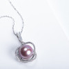 紫色淡水珍珠三生三世吊坠 DZG120 商品缩略图3