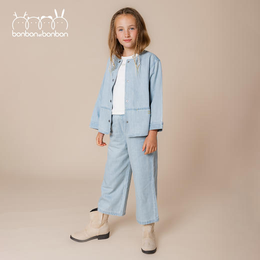 浅蓝清新牛仔外套 商品图0