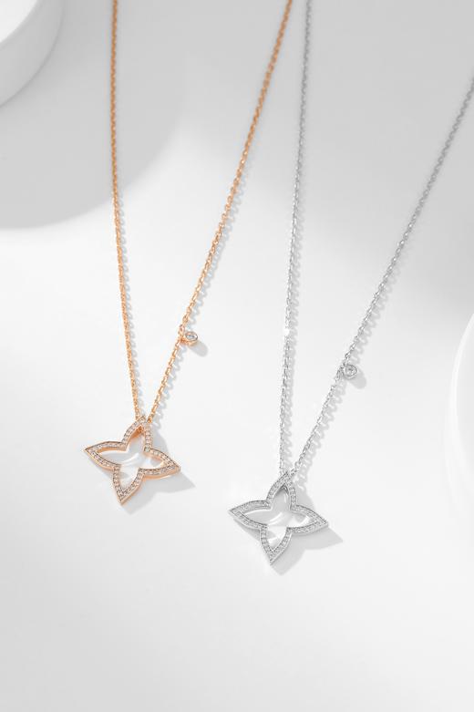 驴家 四芒星镂空满钻项链 （XTY） 商品图1