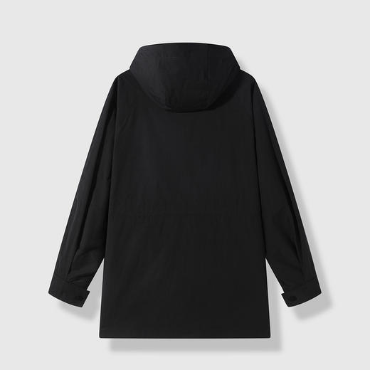 GXG男装26春季日常通勤户外山系工装宽松休闲男式中长款翻领风衣K&C 商品图3