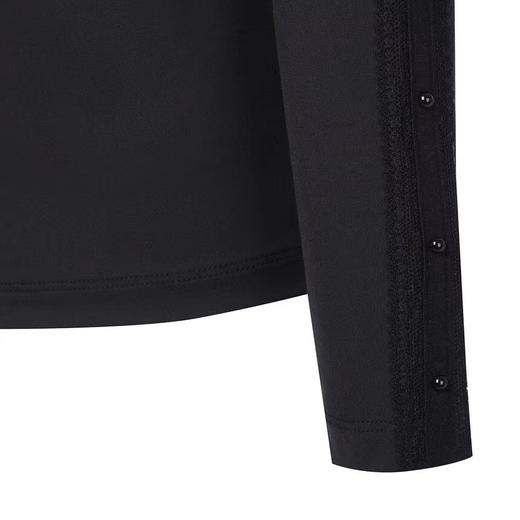 St家春季新款女士珍珠边立领长袖外穿打底衫，一款简约又满满高级感的基础款单品，搭配神器，柔滑亲肤高弹不紧绷，是真的很舒服，低调也不缺设计感，袖子珍珠织带边点缀，配上背心外套或单穿都能穿出时髦精致感！ 商品图4