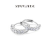 【预售】ShiningHouse[培育] 18k金钻石耳饰 圆钻形人工真钻人造钻石K金耳圈排钻耳环时尚钻石耳饰耳环悦己送礼臻选【此商品不支持7天无理由退货退款】预计3日发货 商品缩略图2