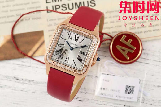 AF卡地亚山度士杜蒙系列 桑托斯大号 中性腕表 成熟魅力之典范 表盘尺寸43.5X31.4mm 小手腕男生福音 商品图0