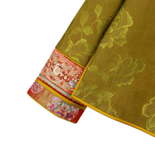 【牡丹赋】新中式夹蚕丝棉拼接苗绣香云纱外套M1D539754X南宋 商品图4