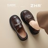 ZHR山茶花蝴蝶结厚底乐福鞋2026新款百搭增高通勤英伦风小皮鞋女 商品缩略图7