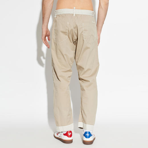 DSQUARED2 男士混纺棉质休闲裤 棕色 S74KB1101 S35175 801 商品图2