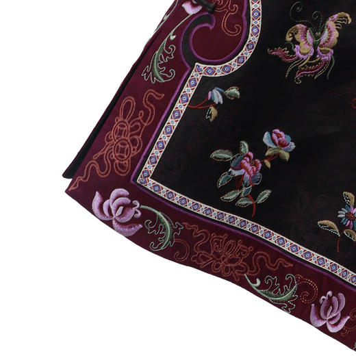 【咕咕同款】NANSONGSILK/NS新中式新款桑蚕丝国风圆领盘扣新中式重工刺绣马甲M1D536081Y南宋 商品图6