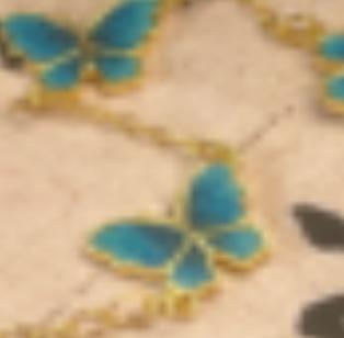 【彼达思】景之蓝碧玲珑铜镀金手链 商品图2