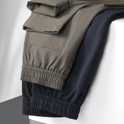 【DSF】大依优型大码男装春秋直筒休闲长裤松紧腰百搭商务运动直口长裤 商品图4