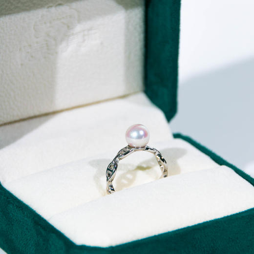 AKOYA珍珠猪鼻子戒指 JZG26 商品图2