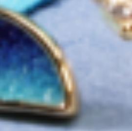 【彼达思】景之蓝聆海蝶铜合金戒指 商品图4