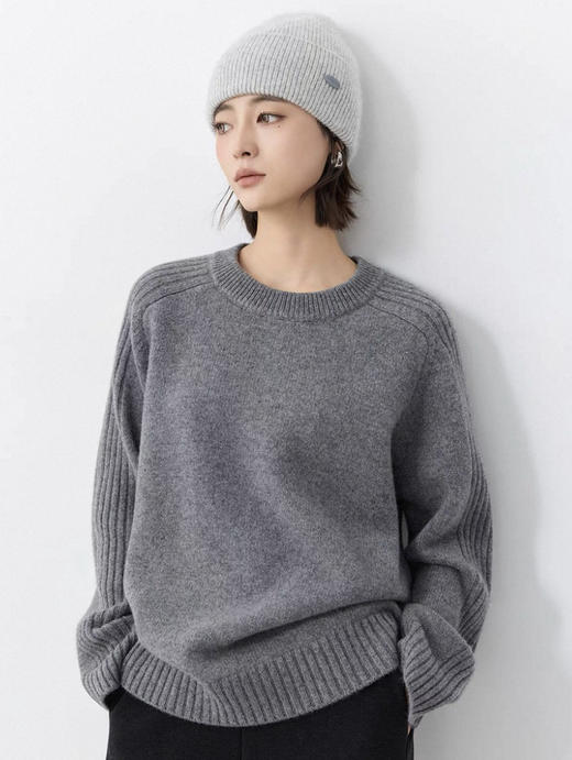 The Ro* Ophelia女士羊毛圆领针织衫毛衣012903 商品图2