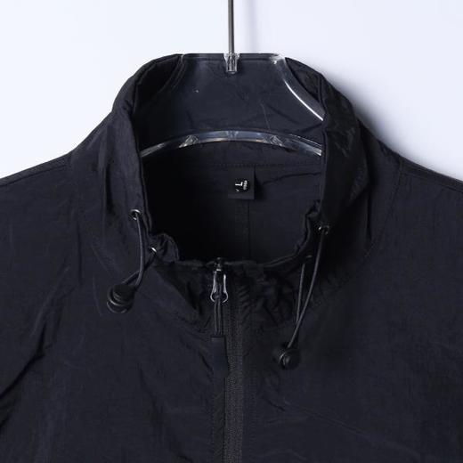 266093SDSA男士春夏新款痞帅男装潮牌时尚纯色拉链立领夹克外套百搭宽松 商品图2