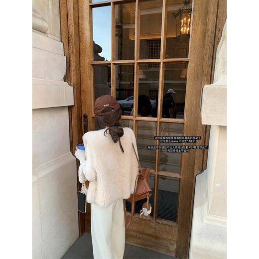 金蘑菇菇 我的日常皮草 咩咩马甲/ 冰岛皮毛一体 商品图2