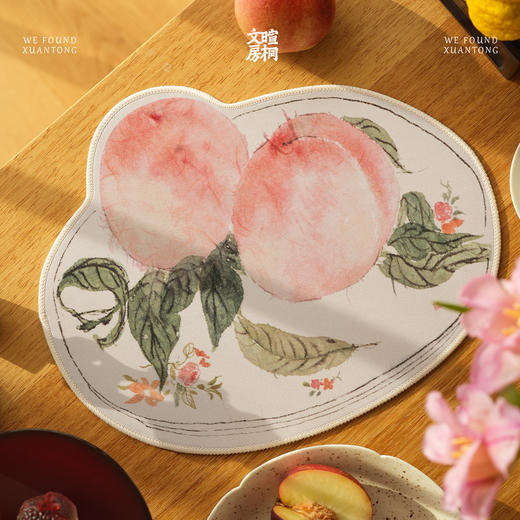 暄桐文房 逸趣 鼠标垫 防滑锁边 商品图3