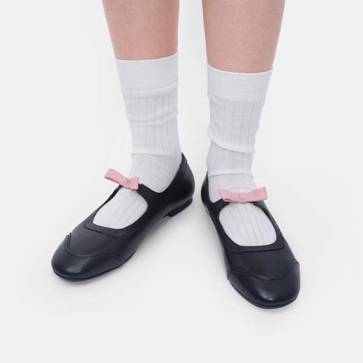 HERLIAN 2026春季新品蝴蝶结芭蕾舞鞋玛丽珍浅口小皮鞋 商品图4