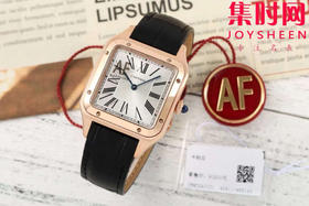 AF卡地亚山度士杜蒙系列 桑托斯大号 中性腕表 成熟魅力之典范 表盘尺寸43.5X31.4mm 小手腕男生福音