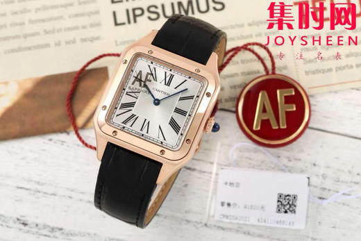 AF卡地亚山度士杜蒙系列 桑托斯大号 中性腕表 成熟魅力之典范 表盘尺寸43.5X31.4mm 小手腕男生福音 商品图0