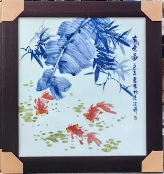 花鸟小瓷板 商品图0