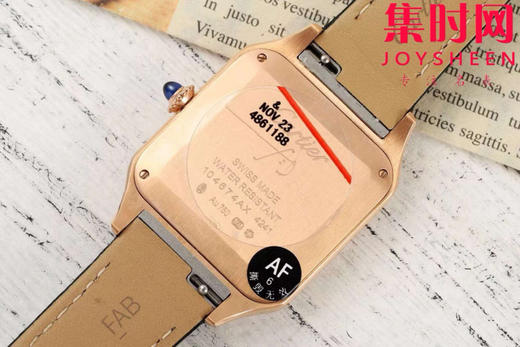 AF卡地亚山度士杜蒙系列 桑托斯大号 中性腕表 成熟魅力之典范 表盘尺寸43.5X31.4mm 小手腕男生福音 商品图5