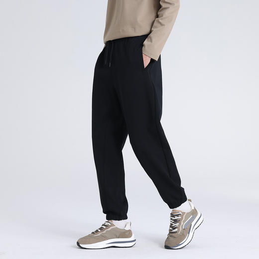 GXG男装26春季时尚潮流简约百搭日常通勤束脚裤男式直筒休闲长裤K&C 商品图4