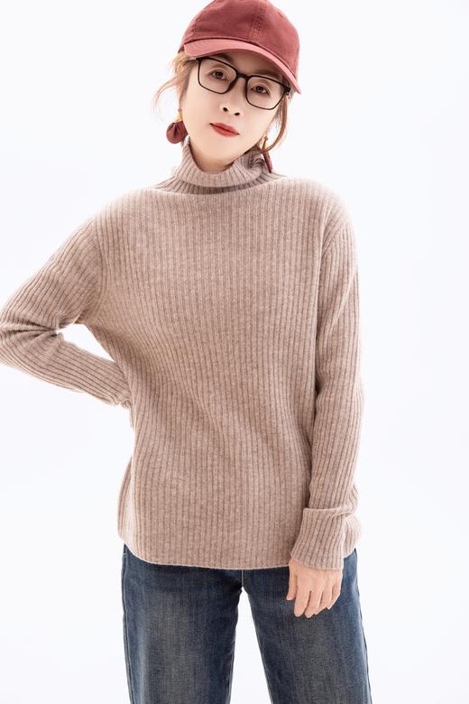 坑条全羊毛毛衣 商品图1