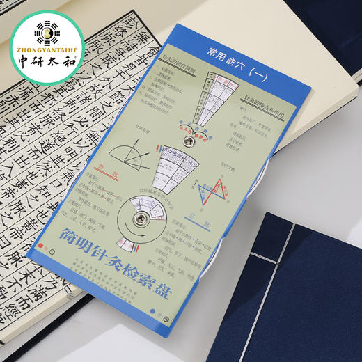 中研太和简明针灸检索盘辅助学习定穴盘推算盘针灸盘 商品图3