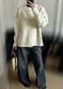 女款宽松羊毛针织开衫毛衣zh016 商品缩略图3