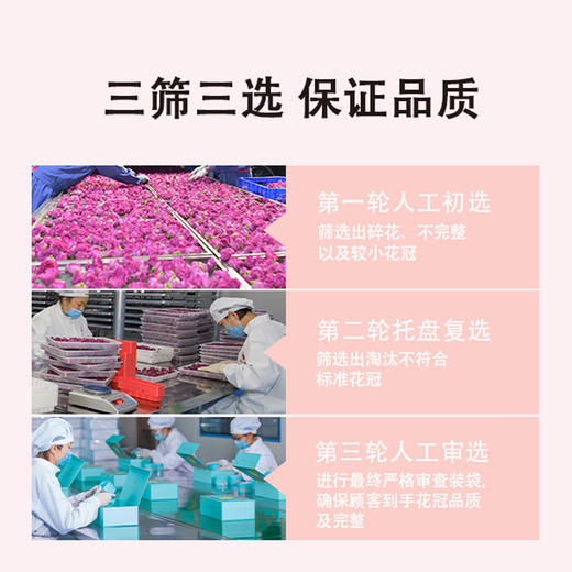 花田玑密冻干玫瑰鲜花茶【山东必买好品】 商品图1