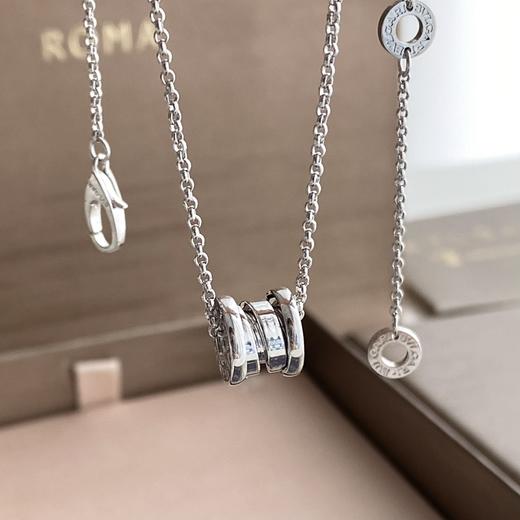 独家对版CNC数控精雕 精工高定 宝格丽BVLGARI弹簧小蛮腰项链 实物超级有质感 万年经典 百搭不挑人~ 商品图3