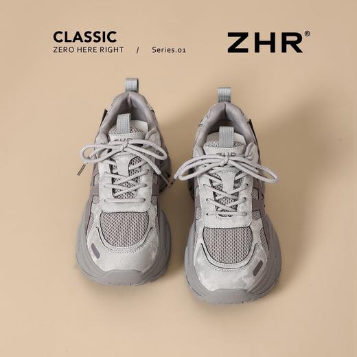 ZHR【增高5.5cm】厚底老爹鞋女春季透气运动鞋小个子内增高休闲鞋 商品图8