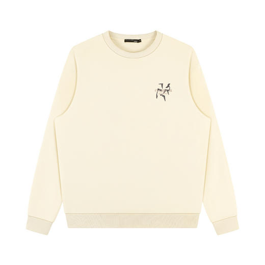 GXG男装【创意前后背图案】26春季潮流亲肤舒适简约男式圆领卫衣K&C 商品图5