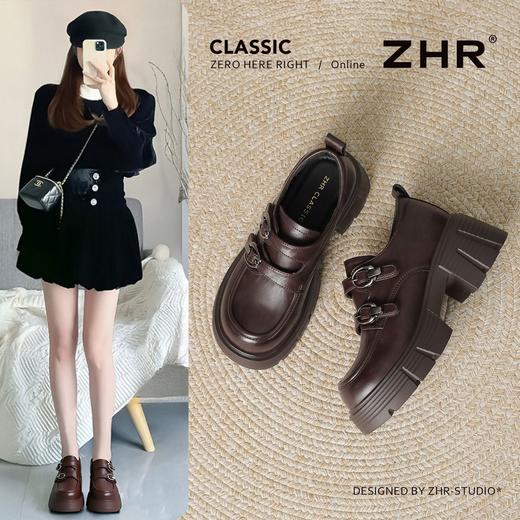 ZHR则则时尚百搭厚底增高深口单鞋2026春季新款轻便舒适通勤女鞋 商品图1