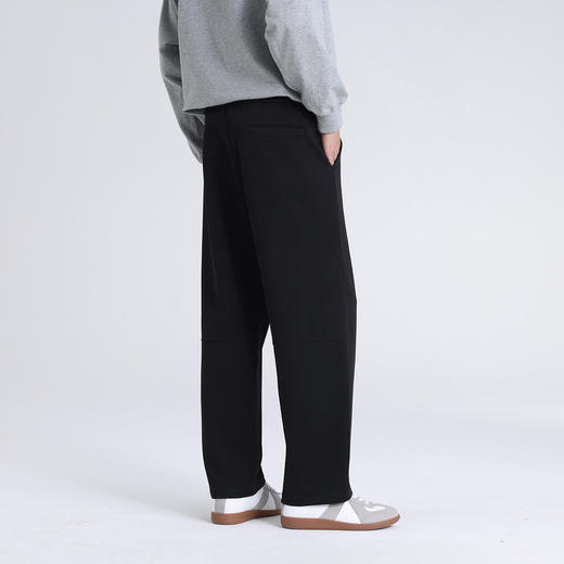GXG男装26春季简约时尚舒适松紧腰系绳宽松直筒男式运动休闲裤K&C 商品图3