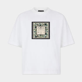 DSQUARED2 男士徽标印花棉质圆领短袖T恤 白色 S74GD1557 D20106 964