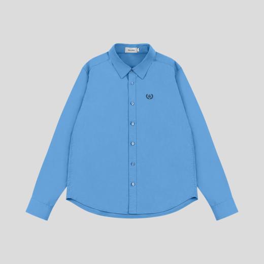 GOODBAI 新款刺绣logo宽松翻领长袖衬衫女 商品图4