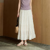 西遇法式温柔风松紧腰半身裙女2026春季新款高腰镂空勾花A字长裙E0060120 商品缩略图4