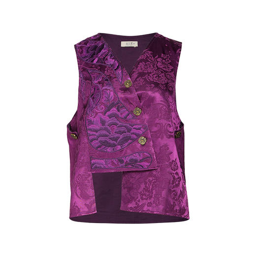 【2026春节款-现货】曳紫生姿民族风马甲 商品图4