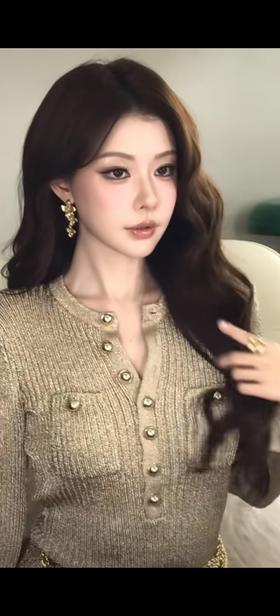 一枝南南 in @Retro Chic金丝四瓣花系列